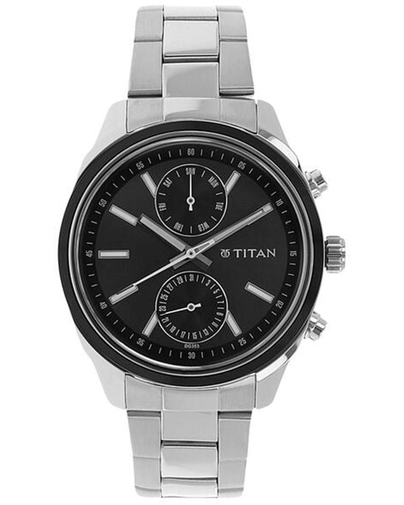 Titan Men WORKWEAR Anthracite Multifunction Watch