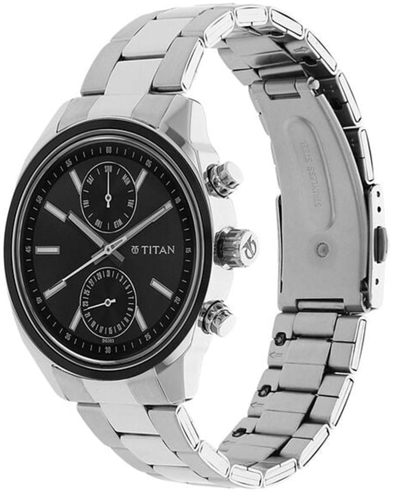 Titan Men WORKWEAR Anthracite Multifunction Watch
