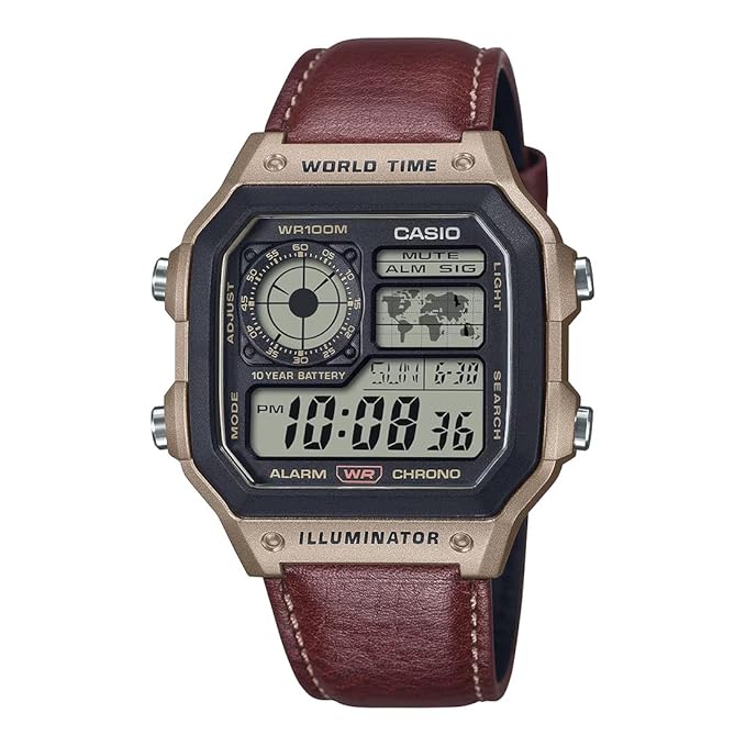 Casio Youth AE-1200WHL-5AVDF Digital Black Dial Unisex