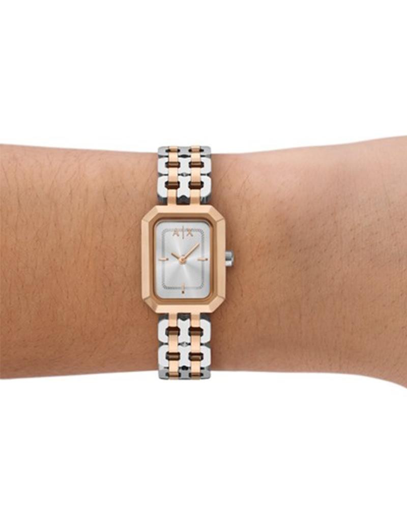 Armani Exchange Analog Silver Dial Women's Watch