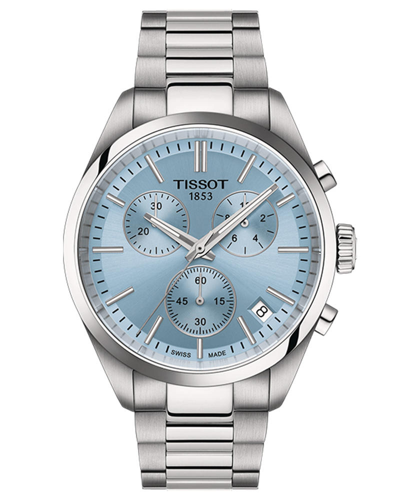 Tissot Men PR 100 Blue Analog Watch