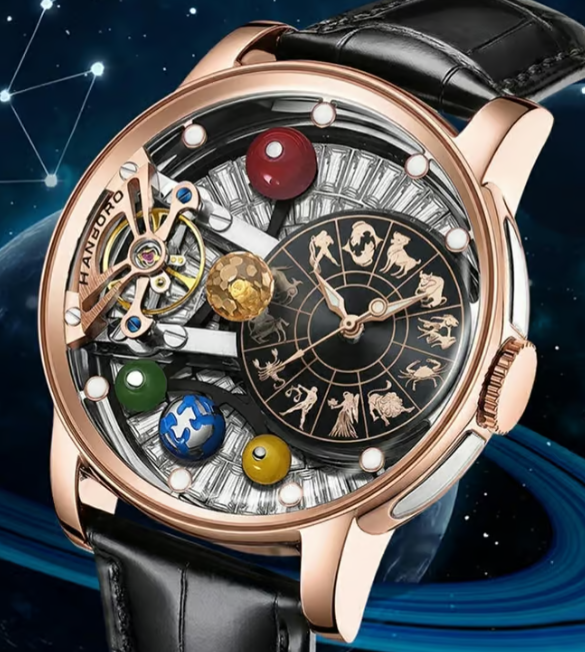 Hanboro Astroworld Celestia Astryx Automatic Men 45.5 mm HBR1027-2-BLK