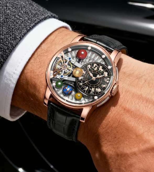 Hanboro Astroworld Celestia Astryx Automatic Men 45.5 mm HBR1027-2-BLK