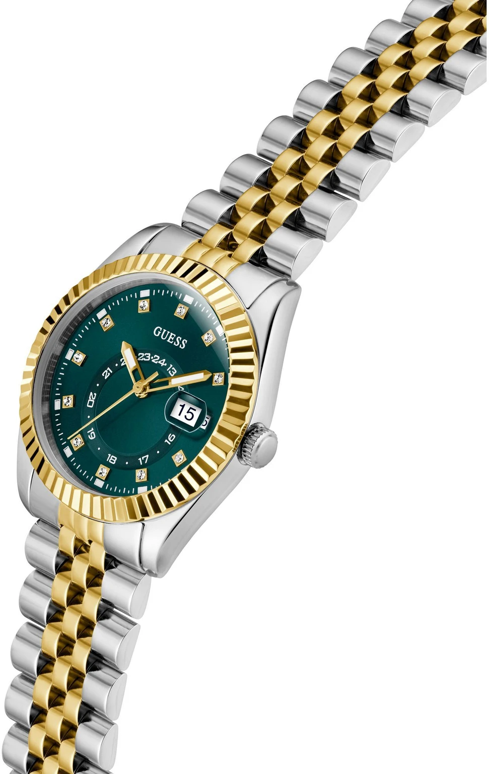 GUESS Green Round Dial Analog Watch  - For Women GW0936L3