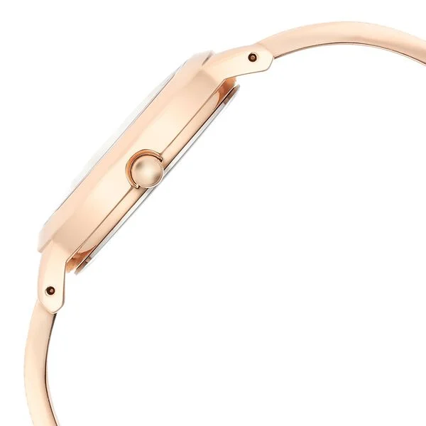 Titan Raga Memoirs Quartz Analog White Dial With Rose Gold Color Metal Strap Watch For Women