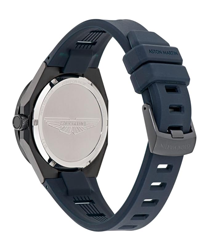 Aston Martin Lagunda Octogonal 42mm Blue Dial Analog Men Watch
