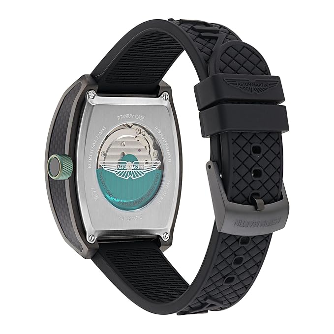 Aston Martin Lagunda Tonneau 41mm Green Dial Mechanical Automatic Men Watch