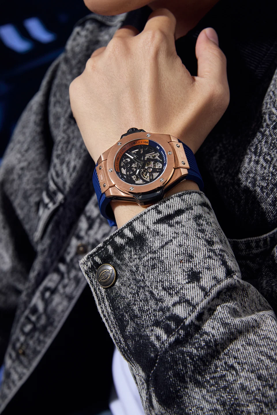 Giordano Premier Phantom Collection Automatic Skeleton Watch for Men