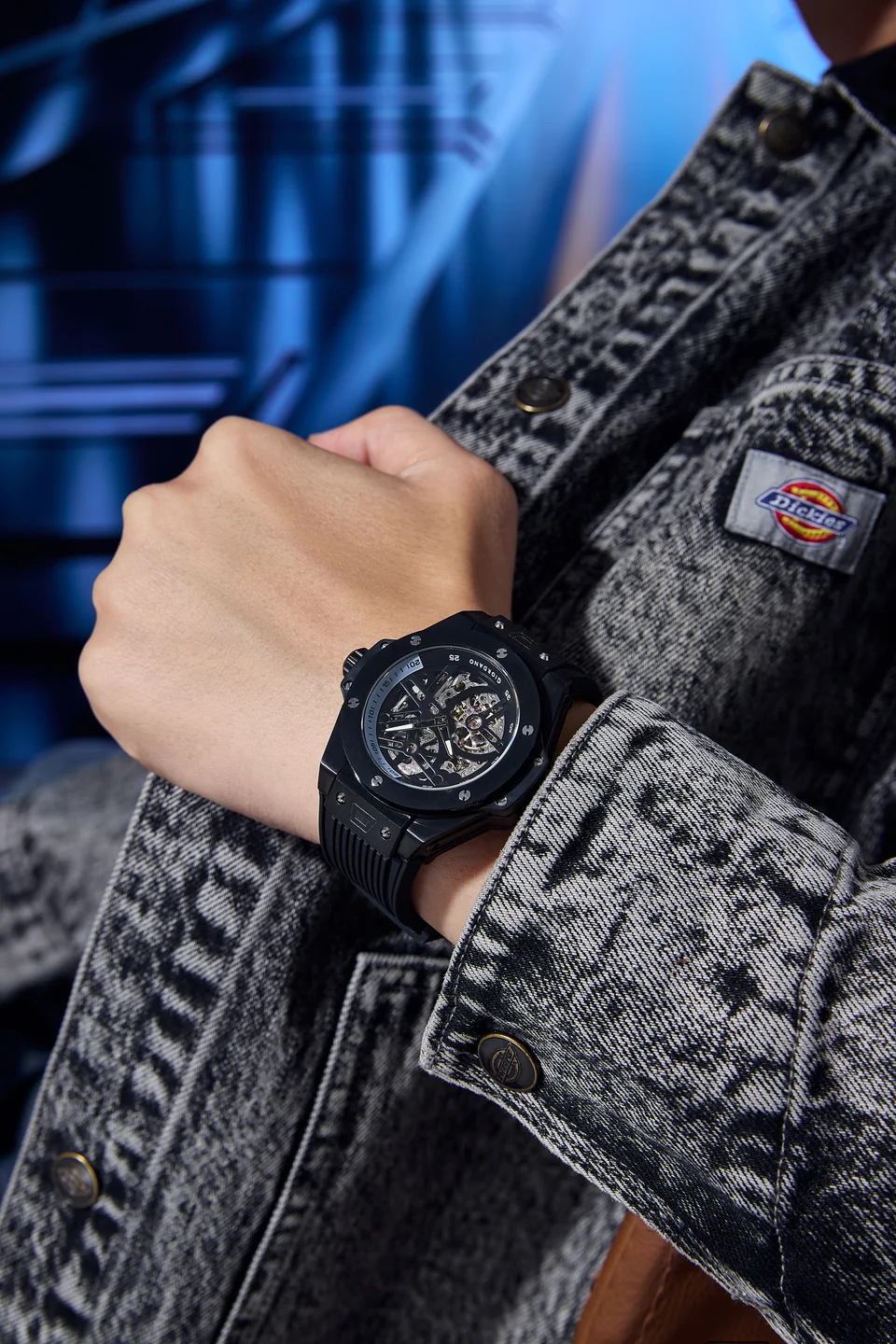 Giordano Premier Phantom Collection Automatic Skeleton Watch for Men