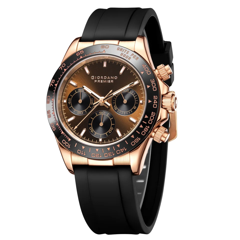 Giordano Premier Ember Collection Chronograph Analog Quartz Watch for Men