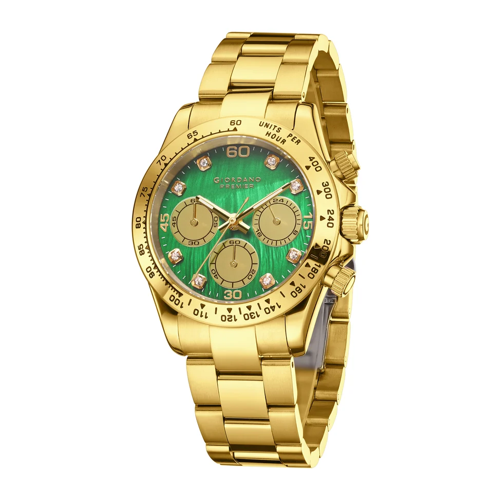 Giordano Premier Eleganza Collection Chronograph Analog Quartz Watch for Men