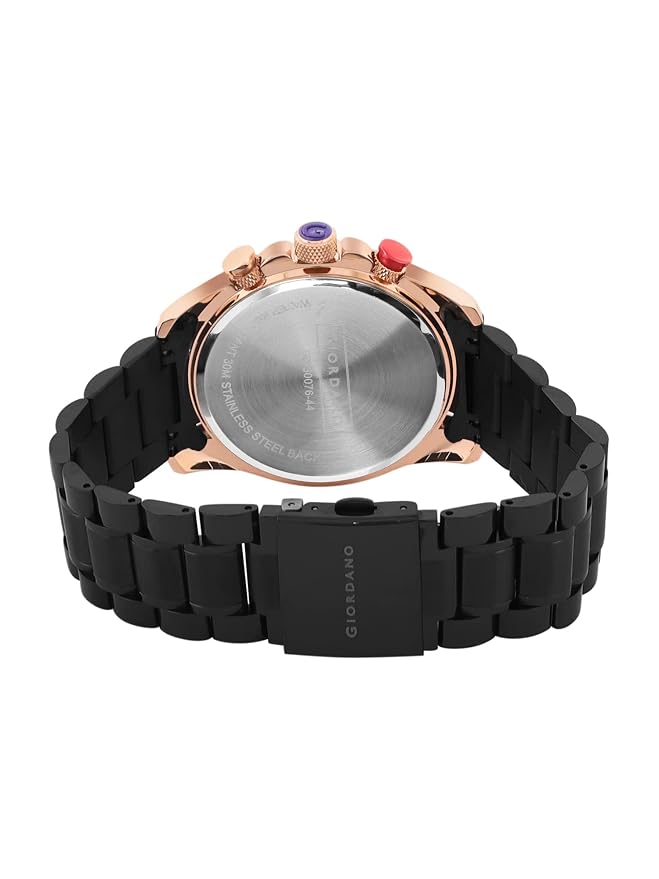 Giordano Analog Stylish Watch for Men Water Resistant Fashion Watch Round Shape with Multi-Functional Wrist Watch for Men & Boys to Compliment Your Look/Ideal Gift for Male