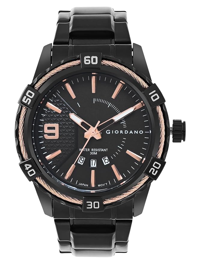 Giordano Wrist Watch for Stylish Strap | 3 Hand Mechanism Analog Watch