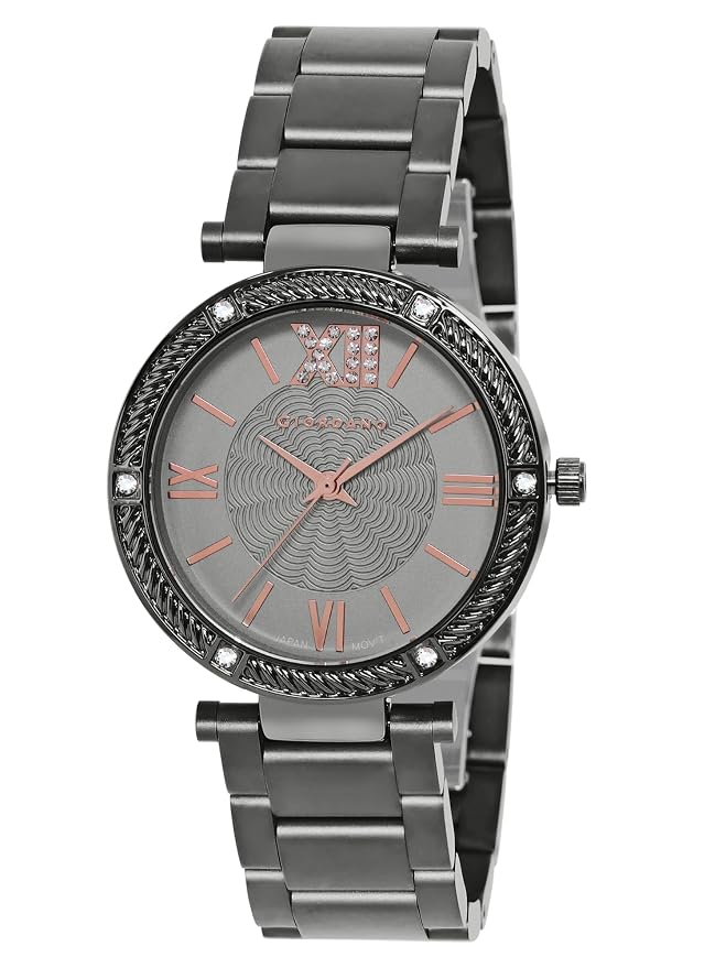 Giordano Analog Stylish Watch for Women Water Resistant Fashion Watch Round Shape with 3 Hand Mechanism Wrist Watch for Girls & Ladies to Compliment Your Look/Ideal Gift for Female