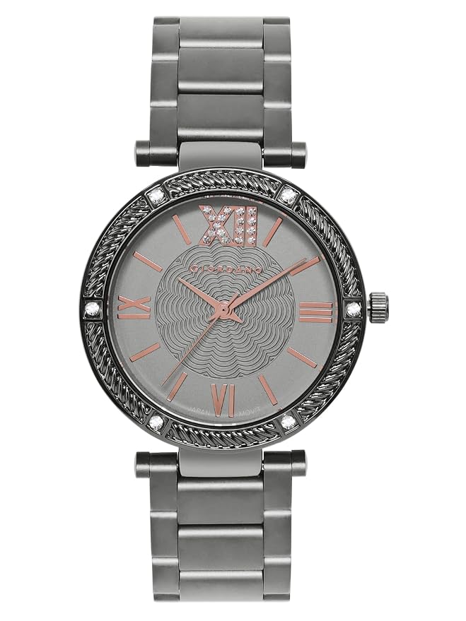 Giordano Analog Stylish Watch for Women Water Resistant Fashion Watch Round Shape with 3 Hand Mechanism Wrist Watch for Girls & Ladies to Compliment Your Look/Ideal Gift for Female