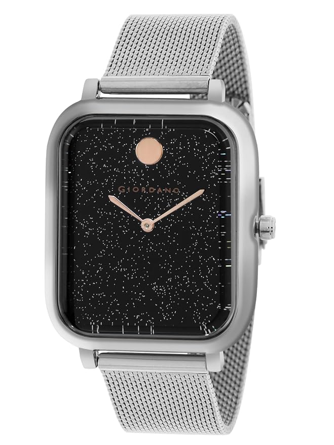Giordano Analog Stylish Watch for Women Water Resistant Fashion Watch Round Shape with 2 Hand Mechanism Wrist Watch for Girls & Ladies to Compliment Your Look/Ideal Gift for Female