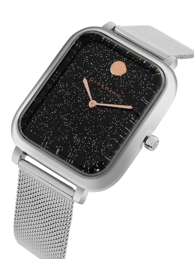 Giordano Analog Stylish Watch for Women Water Resistant Fashion Watch Round Shape with 2 Hand Mechanism Wrist Watch for Girls & Ladies to Compliment Your Look/Ideal Gift for Female