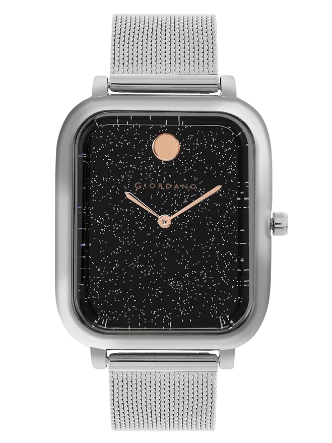 Giordano Analog Stylish Watch for Women Water Resistant Fashion Watch Round Shape with 2 Hand Mechanism Wrist Watch for Girls & Ladies to Compliment Your Look/Ideal Gift for Female
