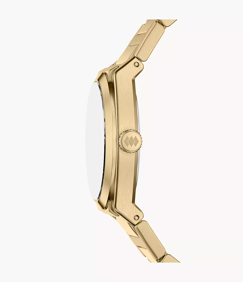 Everett 27mm Three-Hand Gold-Tone Stainless Steel Watch
