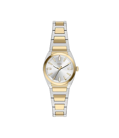Everett Three-Hand Two-Tone Stainless Steel Watch