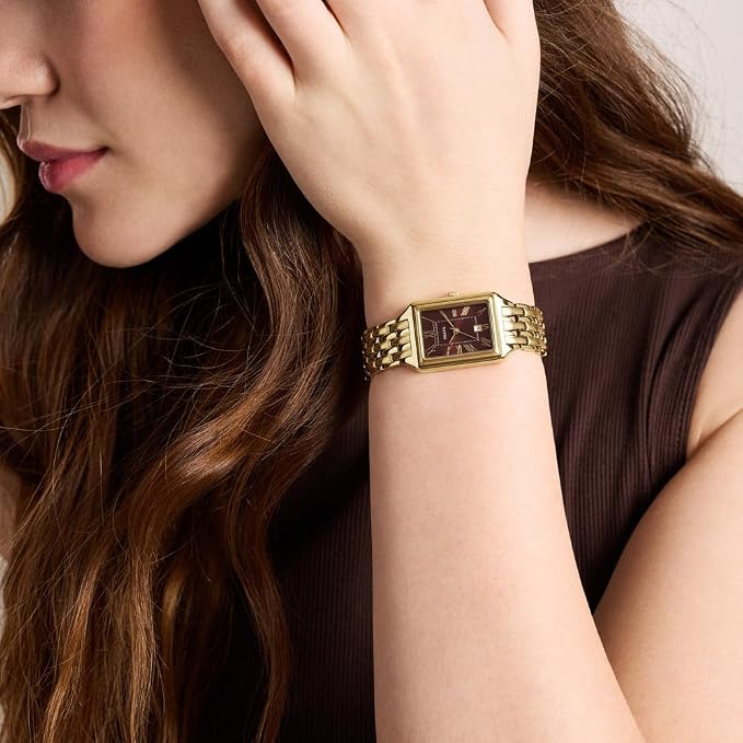 Fossil Raquel Gold Quartz Stainless Steel Watch
