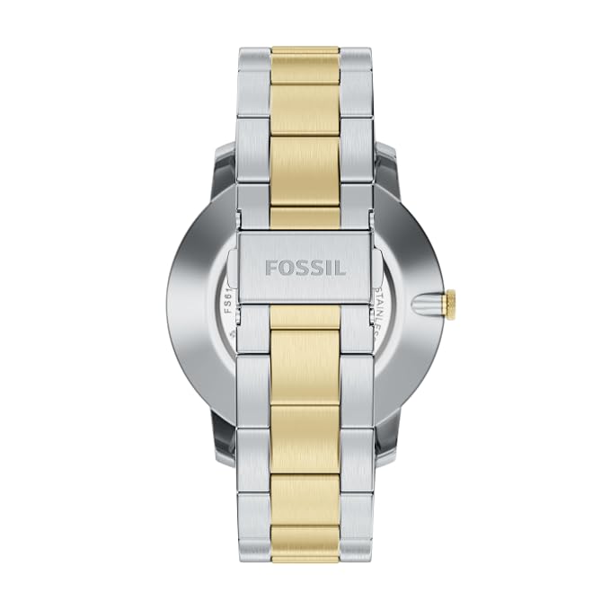 Fossil Minimalist Multicolor Quartz Stainless Steel Watch