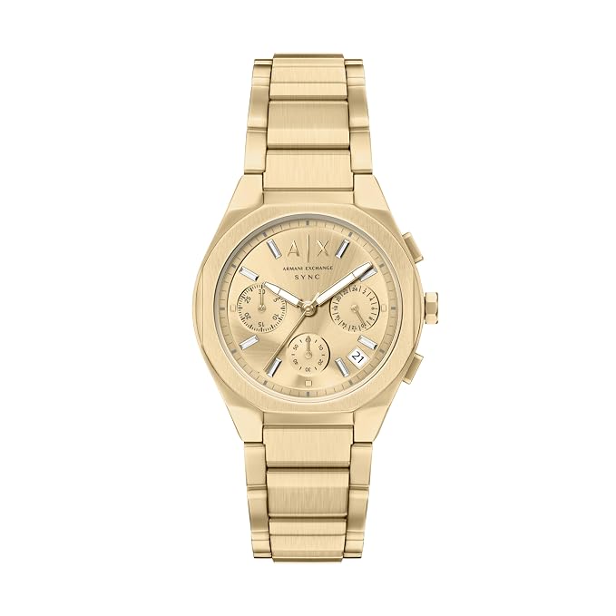 Armani Exchange Gold Watch