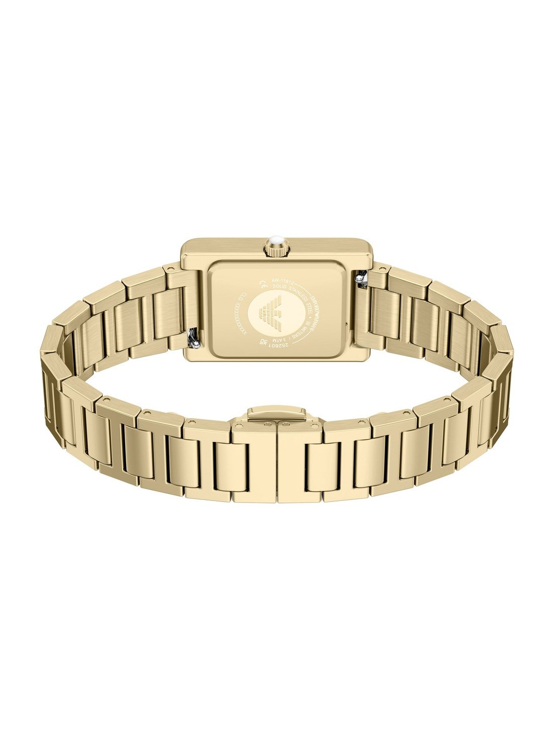 Emporio Armani Two-Hand Gold-Tone Stainless Steel Watch