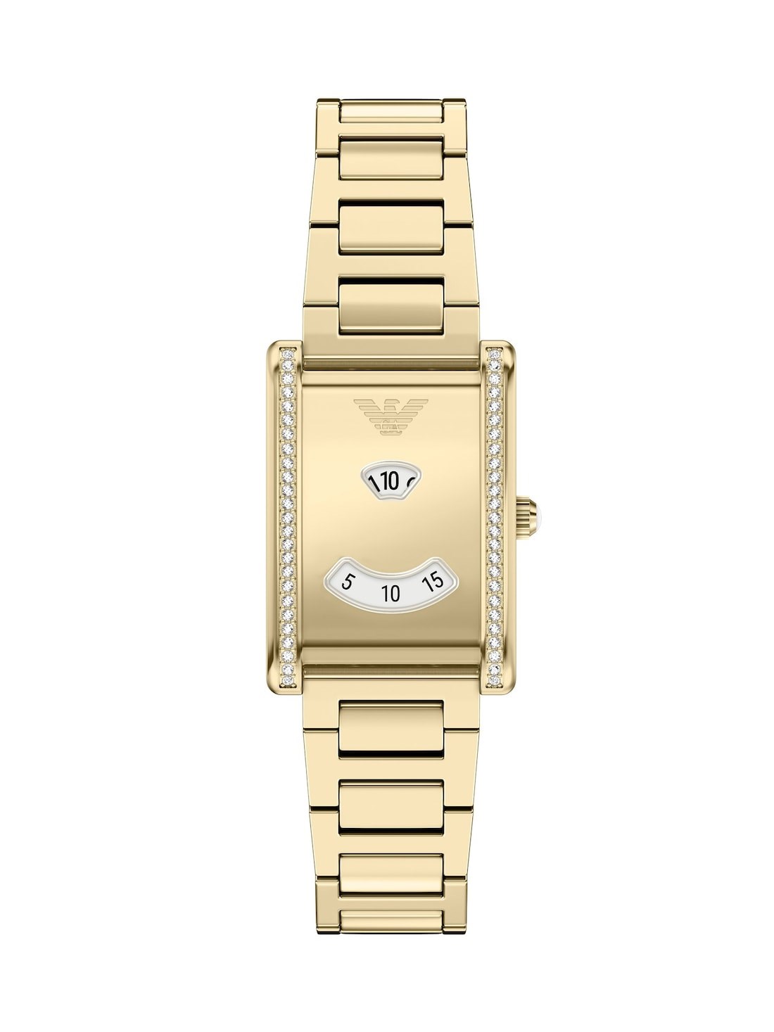 Emporio Armani Two-Hand Gold-Tone Stainless Steel Watch
