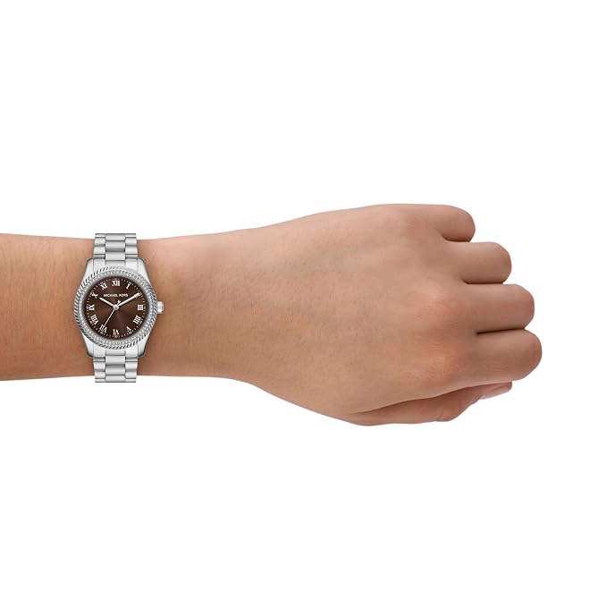Michael Kors Lexington Silver Watch