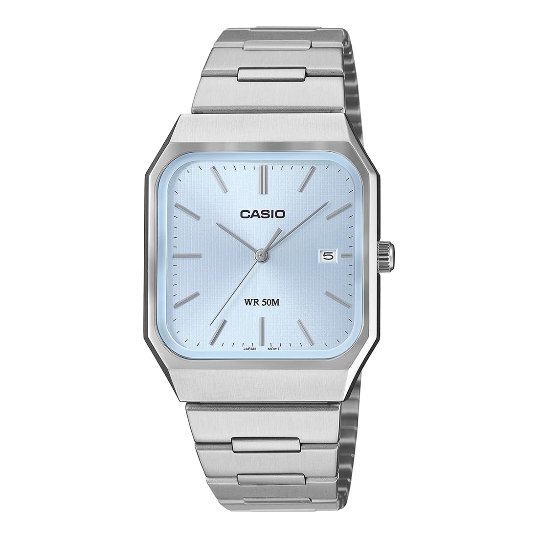 Casio Men MTP-B185D-2A2VDF Analog Sky Blue Dial Men
