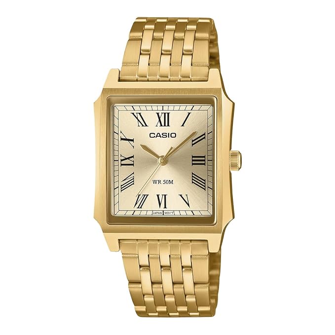 Casio Men MTP-B190G-9BVDF Analog Gold Watch Men
