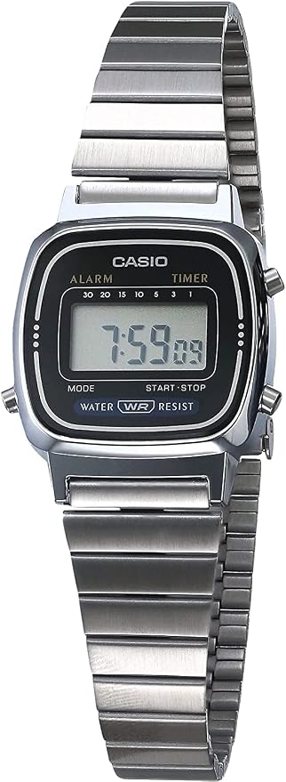 Casio Vintage Series Digital Grey Dial Women's Watch