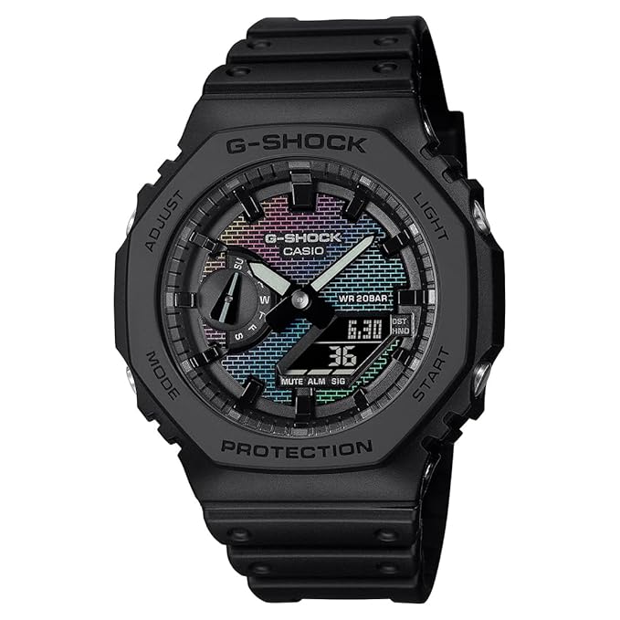 Casio G-Shock GA-2100RW-1ADR Analog-Digital Multicolour Dial Men