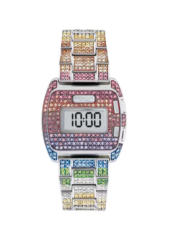 COACH Darcy 30 mm Silver Dial Stainless Steel Analogue Watch For Women