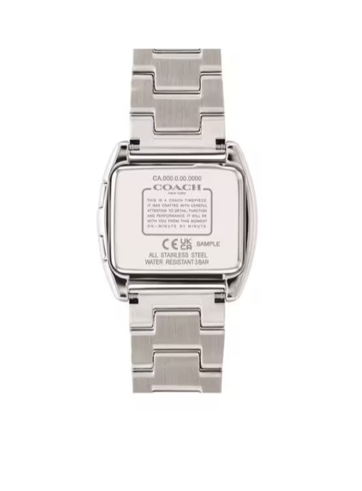 COACH Darcy 30 mm Silver Dial Stainless Steel Analogue Watch For Women