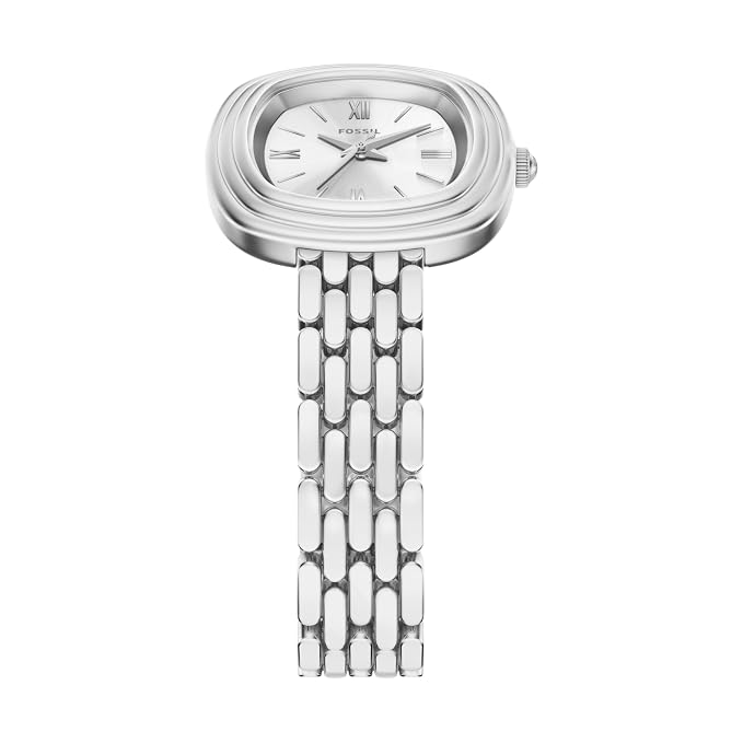 Fossil Genevive Silver Quartz Stainless Steel Watch