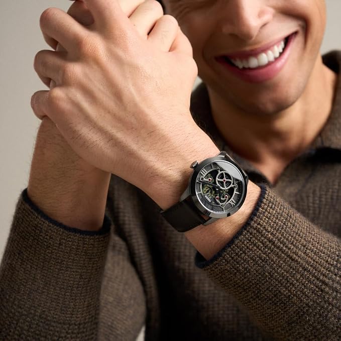 Fossil Townsman Brown Quartz Leather Watch