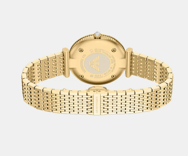 Women Quartz Brown Dial Analog Stainless Steel Watch