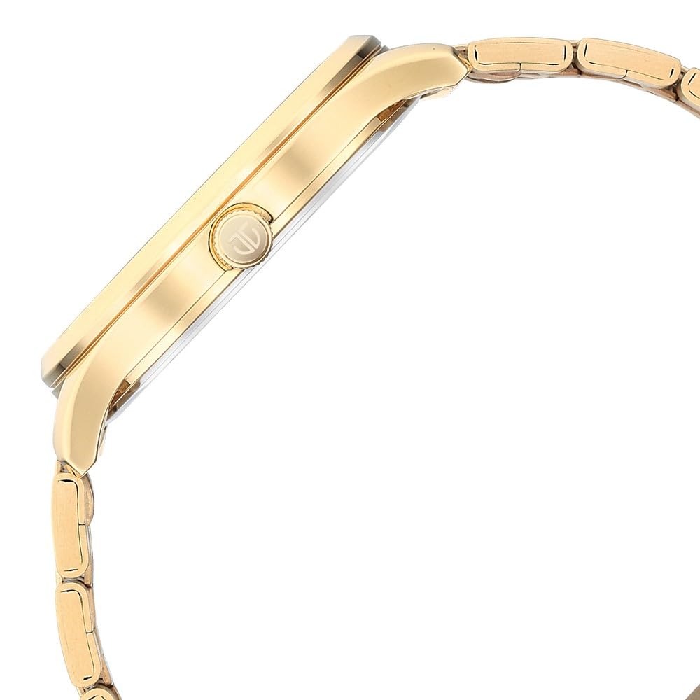 Titan Opulent LII Quartz Analog with Day & Date Green Dial Gold Stainless Steel Strap Watch for Men