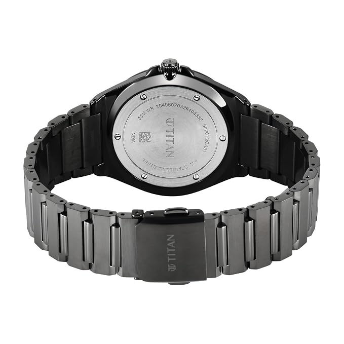 Titan Classique sleekfit with Quartz Analog 2 Hands + Date@3H Stainless Steel Strap Watch for Men