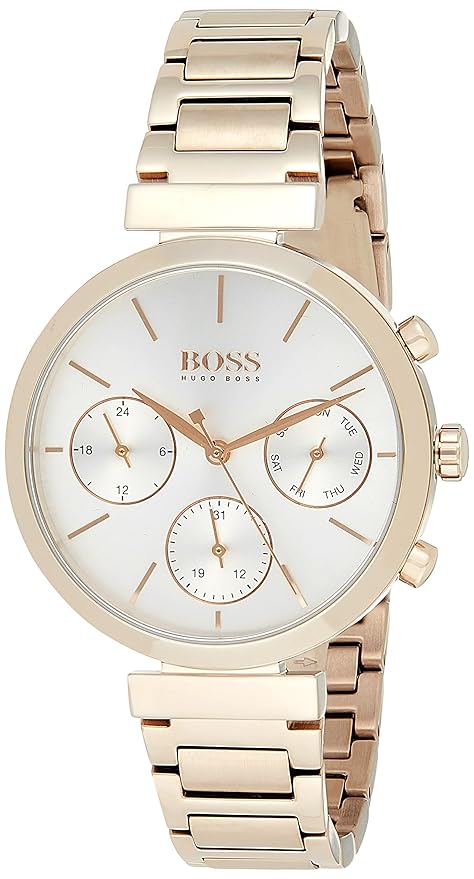 Boss Analog Silver Dial