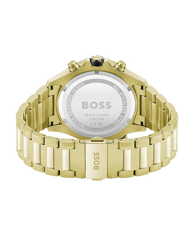 Hugo Boss Globetrotter Chronograph Black Round Dial Men's Watch