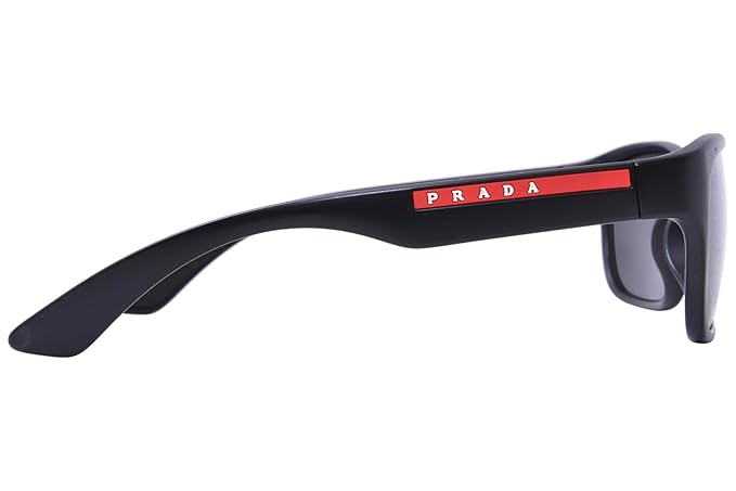 Sunglasses Prada Linea Rossa PS 5 VSF Asian fit 1BO5S0 Black Demishiny