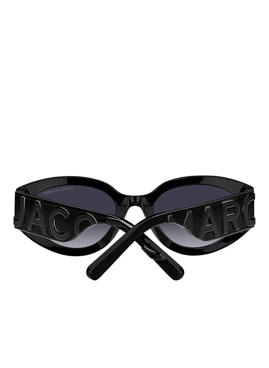 Marc Jacobs Eyewear | Grey Lens | Black Frame | Full-Rim Oval Shape Branded Latest and Stylish Sunglasses