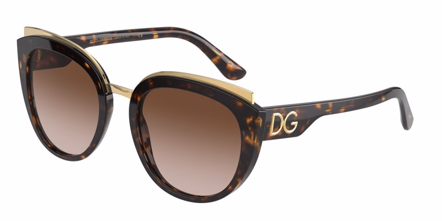 Dolce & Gabbana Cat Eye sunglasses in Dark Tortoise For Women