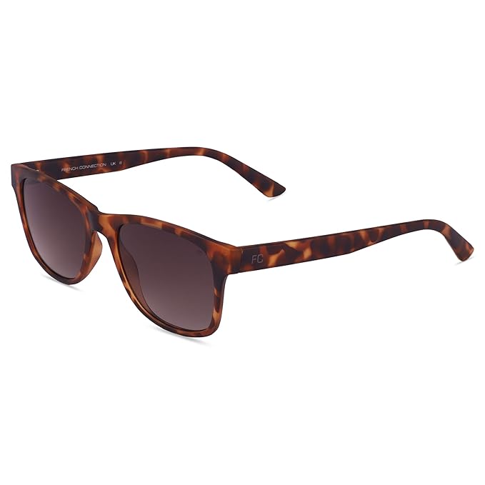FCUK French Connection Gradient Wayfarer Men's Sunglasses - (FC 7582 C1 53|53|Green Color Lens)