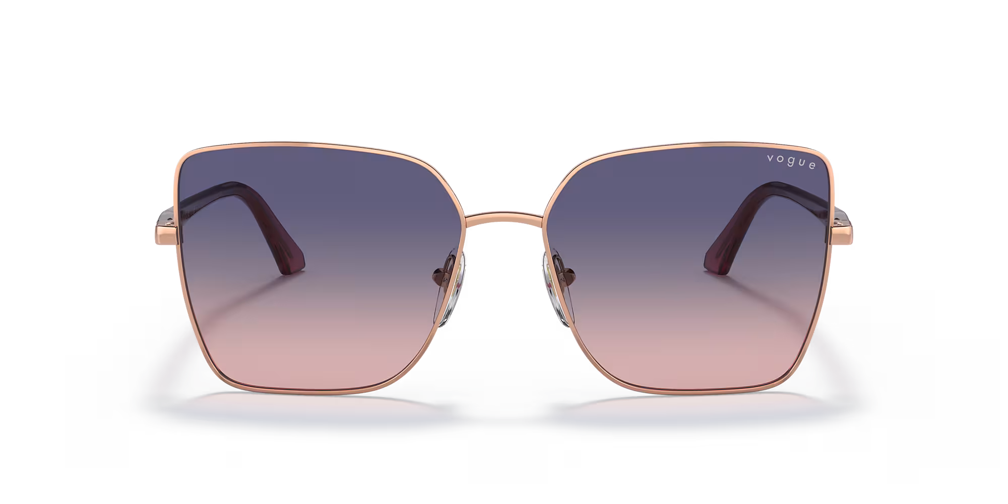 Vogue Sunglasses Rose Gold - Pink Gradient for female